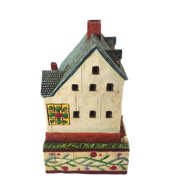 Jim Shore Heartwood Creek 2004 Amish Square Salt Box House Figurine #0000304 - Picture 2 of 10